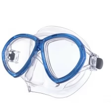 Маска для плав. "Salvas Change Mask", р. Senior, синий, артCA195C2TBSTH, закален.стекло, Silflex