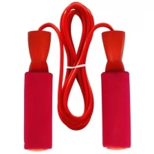 Скакалка City-Ride,, 3м, ручки ЭВА, с подшипниками, веревка пластик, цвет красный