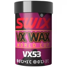 Высокофторовая мазь держания SWIX VX53 World Cup, +1°…0°C/ 0°…-3°C, 45 г