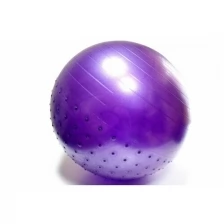 Фиолетовый полу-массажный гимнастический мяч (фитбол) 75 см SP2086-426