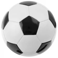 Мяч футбольный, машинная сшивка, PVC, размер 4, 290 г, (1 шт)